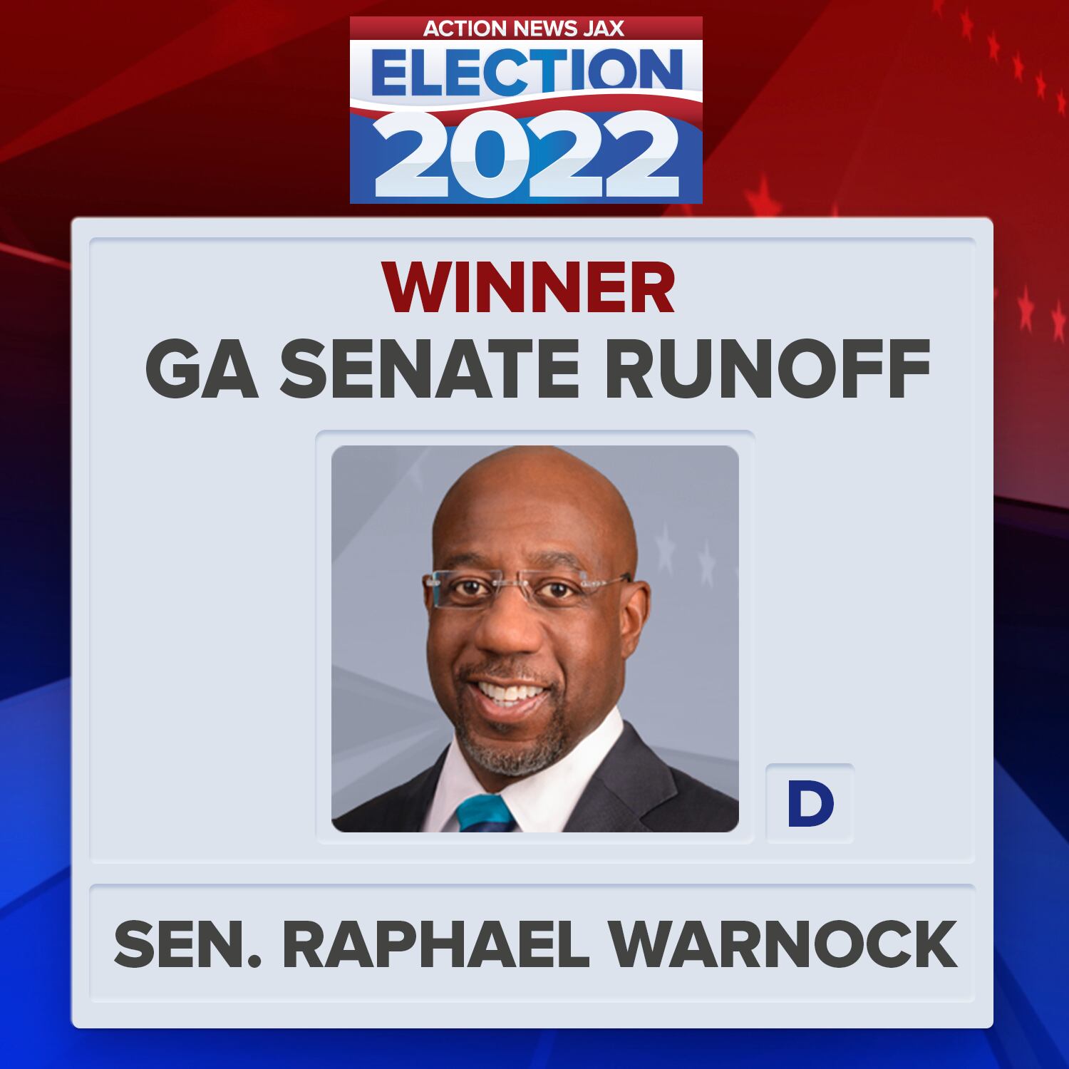 Georgia Senate runoff results: Raphael Warnock projected as winner