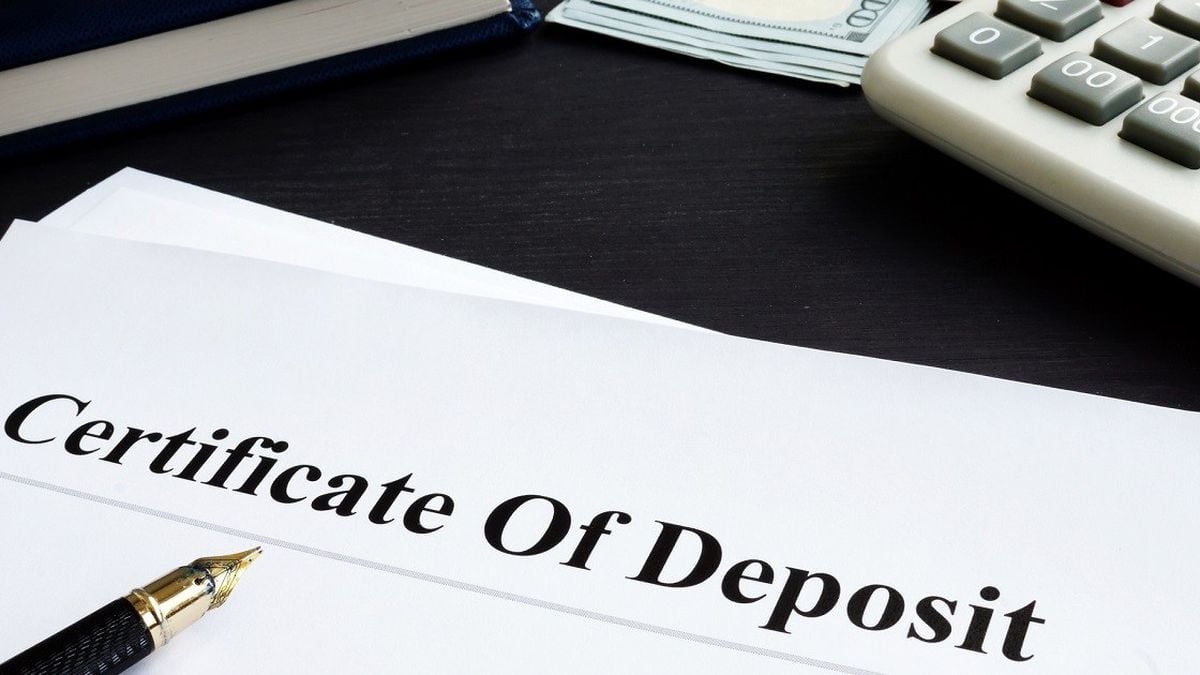 Certificate of deposit interest rates average